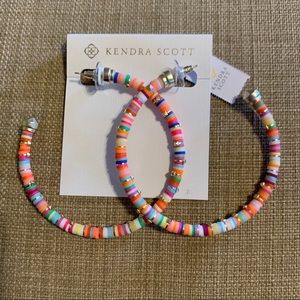 NWT Kendra Scott Reece Gold Hoop Earrings